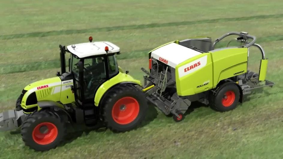 CLAAS ROLLANT 455 UNIWRAP-pic-1