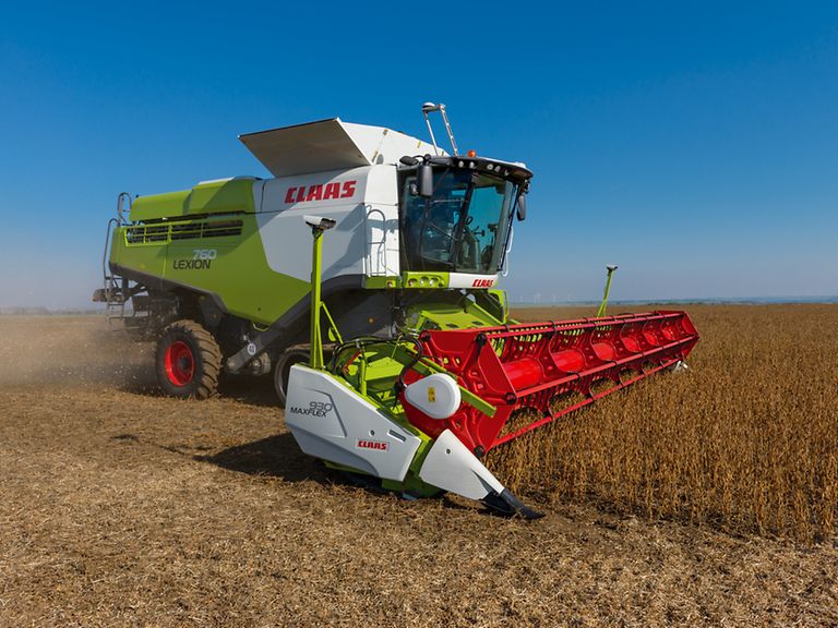 263072_27 Detail image: Soybean harvesting with the MAXFLEX 930.